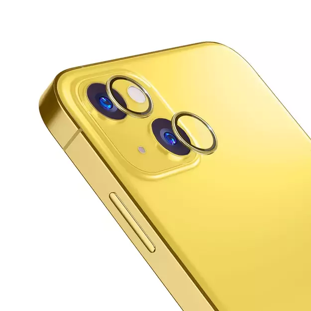 Apple iPhone 14 Plus - 3mk Lens Protection Pro Yellow 4