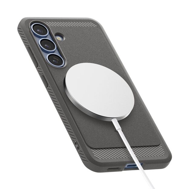 Spigen Rugged Armor Mag MagSafe Case for Samsung Galaxy S25 - Gray 13