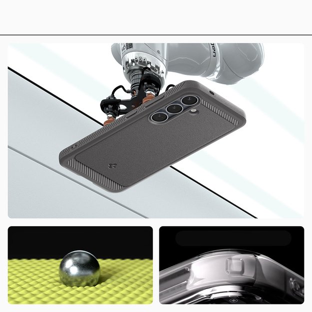 Spigen Rugged Armor Mag MagSafe Case for Samsung Galaxy S25 - Gray 2