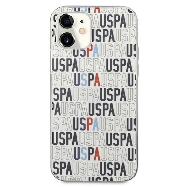 US Polo USHCP12SPCUSPA6 iPhone 12 mini 5,4  biały/white Logo Mania Collection 2