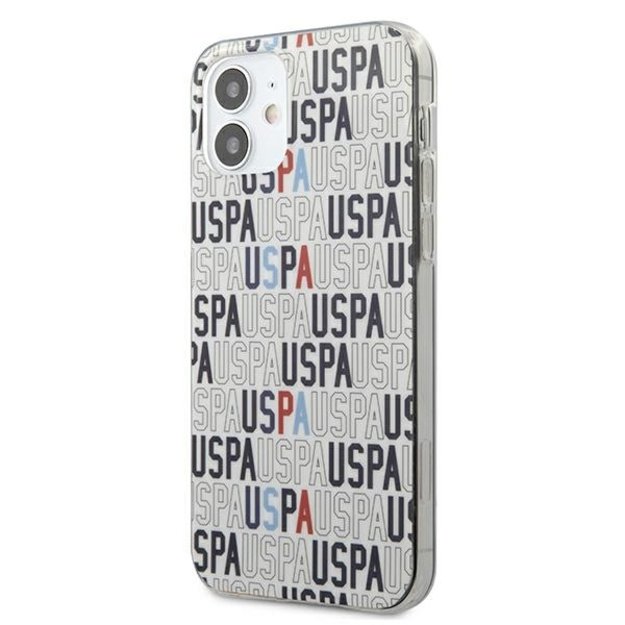 US Polo USHCP12SPCUSPA6 iPhone 12 mini 5,4  biały/white Logo Mania Collection 1