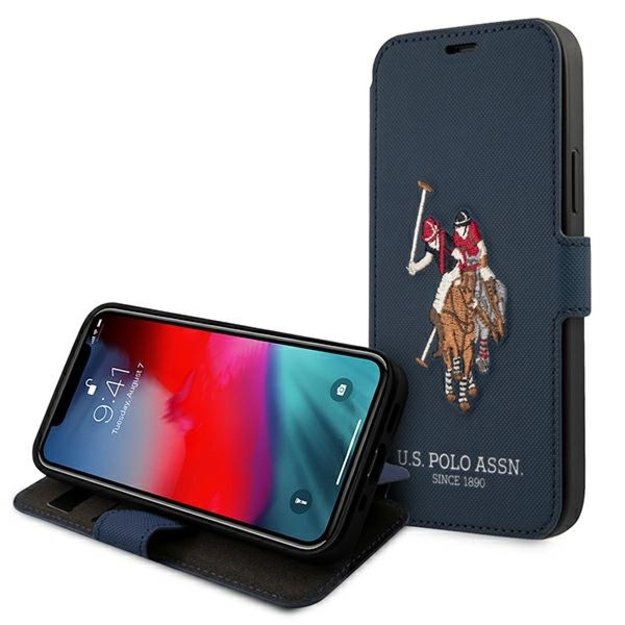US Polo USFLBKP12LPUGFLNV iPhone 12 Pro Max 6,7  granatowy/navy book Polo Embroidery Collection 5