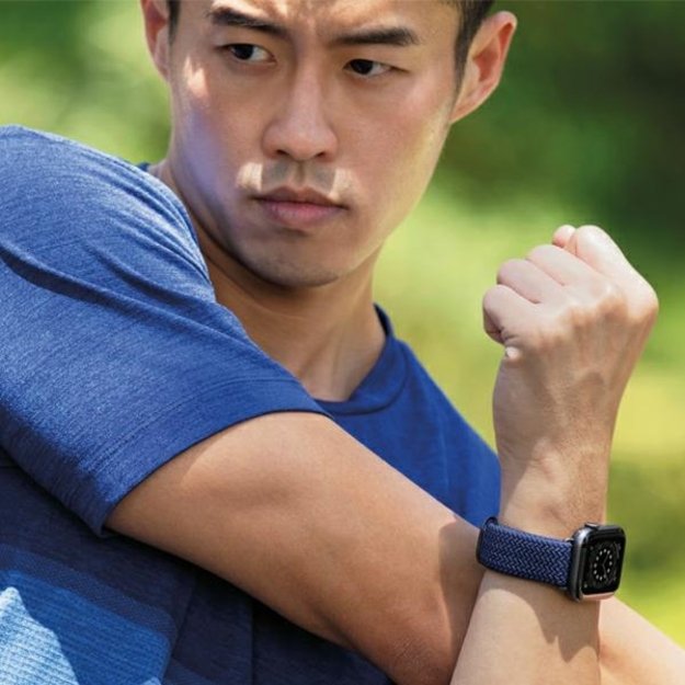 Uniq Aspen Braided strap for Apple Watch 1/2/3/4/5/6/7/8/SE/SE2 44/42/45 mm - blue 6