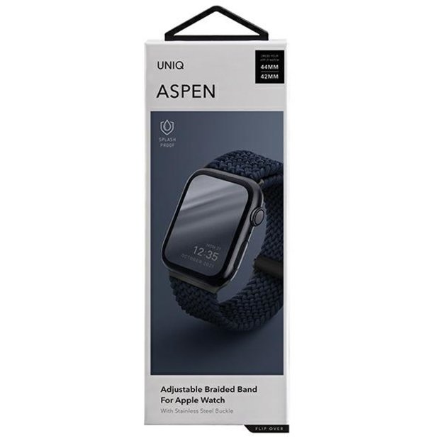 Uniq Aspen Braided strap for Apple Watch 1/2/3/4/5/6/7/8/SE/SE2 44/42/45 mm - blue 10