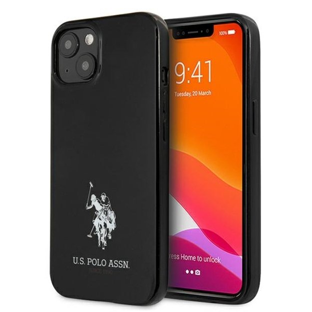 US Polo USHCP13SUMHK iPhone 13 mini 5.4&quot  black/black hardcase Horses Logo