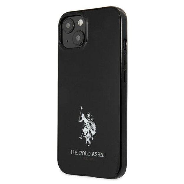 US Polo USHCP13SUMHK iPhone 13 mini 5.4&quot  black/black hardcase Horses Logo 1
