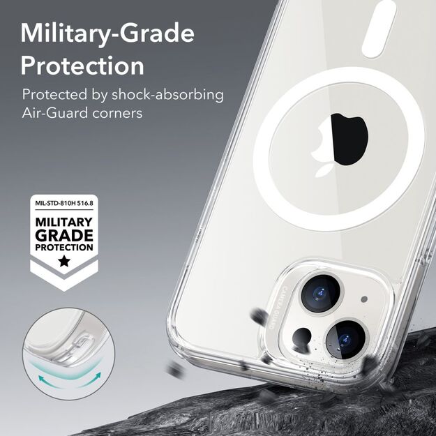 ESR Classic Hybrid Halolock Case with MagSafe for iPhone 13 / iPhone 14 - Clear 3