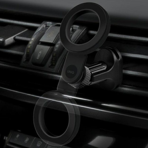 Uniq Trelix Car magnetic car holder for air vent - black 3