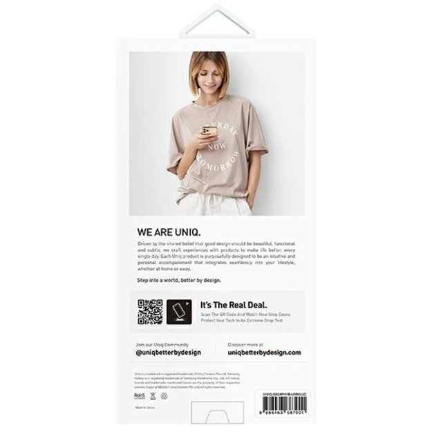 Uniq LifePro Xtreme case for Samsung Galaxy S24+ - transparent and glitter 3