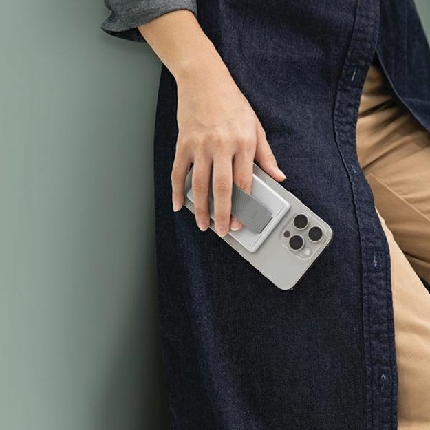 Uniq Heldro ID magnetic wallet with support and wristband - pink 6