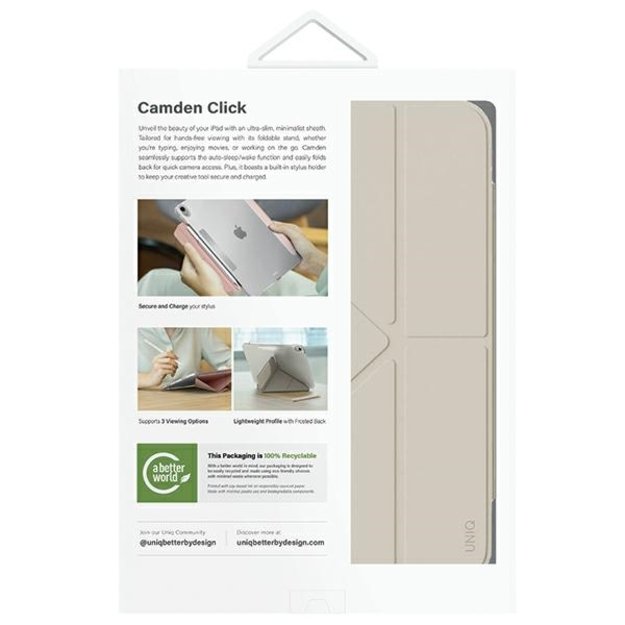 Uniq Camden Click case for iPad Air 11&quot  2024 - beige 10