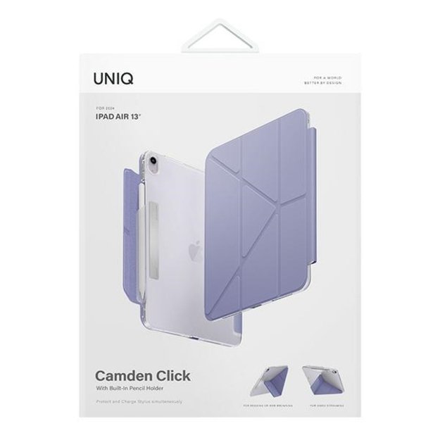 Uniq Camden Click Case for iPad Air 13&quot  (2024) - Purple 10