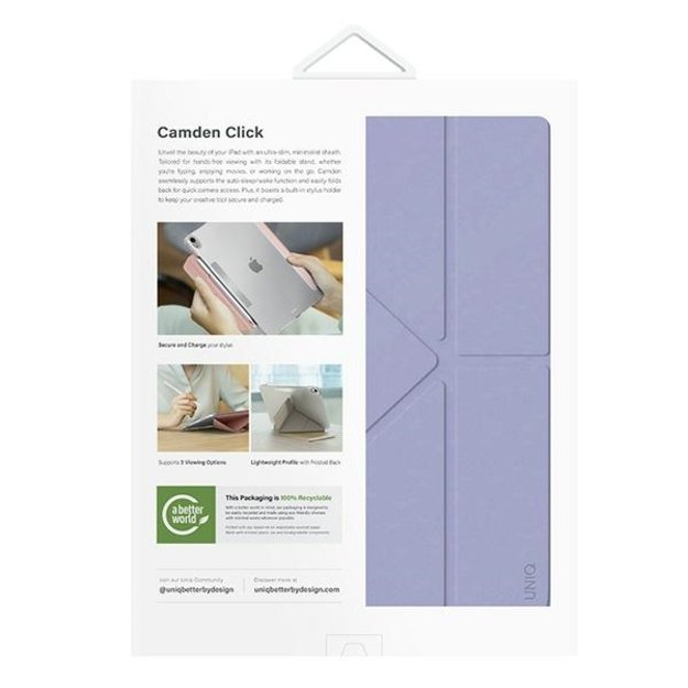 Uniq Camden Click Case for iPad Air 13&quot  (2024) - Purple 9