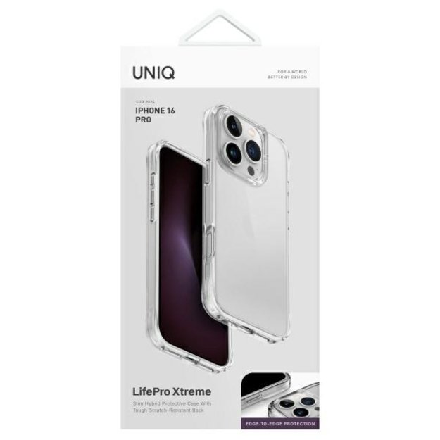 Uniq LifePro Xtreme Case for iPhone 16 Pro - Clear 3