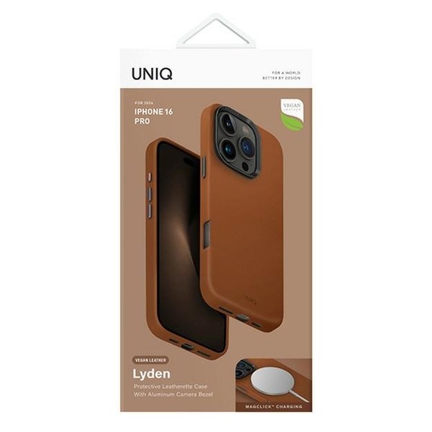 Uniq Lyden Magclick Charging case for iPhone 16 Pro - caramel 5