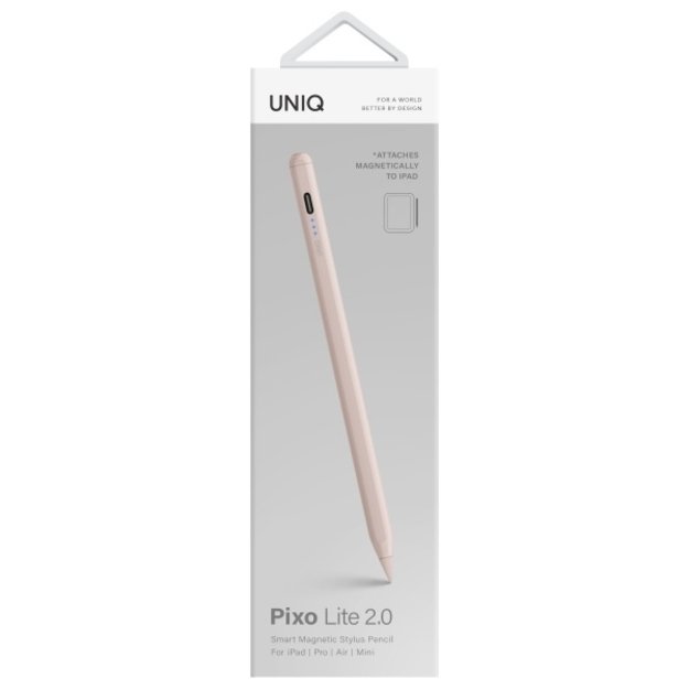 Uniq Pixo Lite 2.0 Magnetic Stylus for iPad - Pink 2