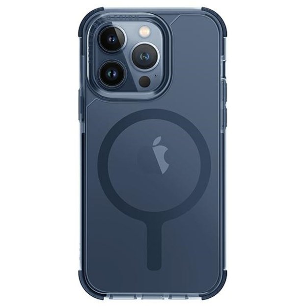 Uniq Combat iPhone 15 Pro Max 6.7&quot  Magclick Charging case dark blue/smoke blue