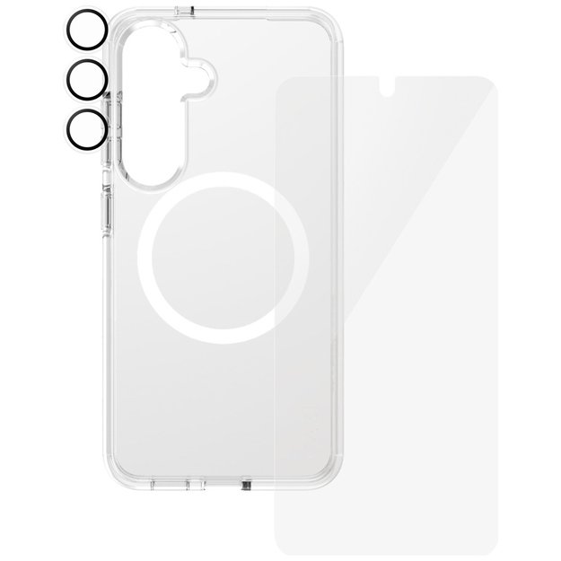 CARE by PanzerGlass Flagship 3in1 Case + Glass + Lens Protective Kit for Samsung Galaxy S25 2