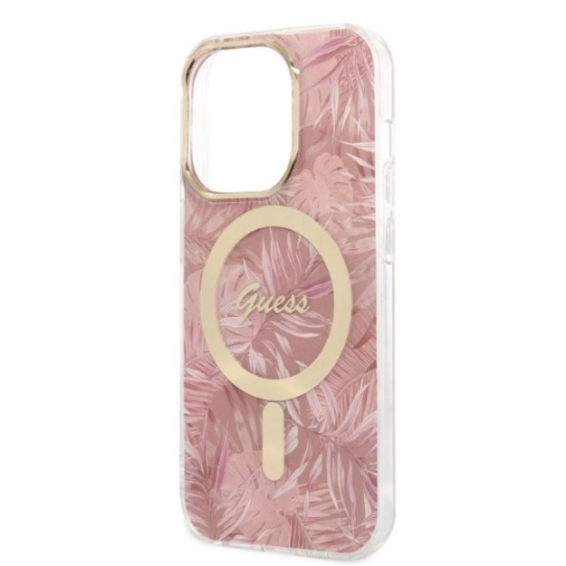Guess MagSafe case + charger set for iPhone 14 Pro 6.1&quot  - pink 5