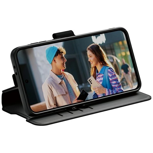 CARE by PanzerGlass Feature Wallet Kickstand Case for Samsung Galaxy A56 5G - Black 3