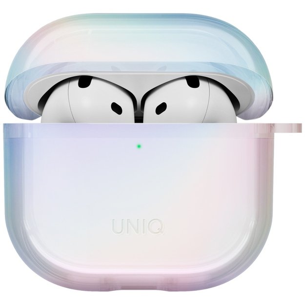Uniq Iridescia case for AirPods 4 Hang Case - holo white 1