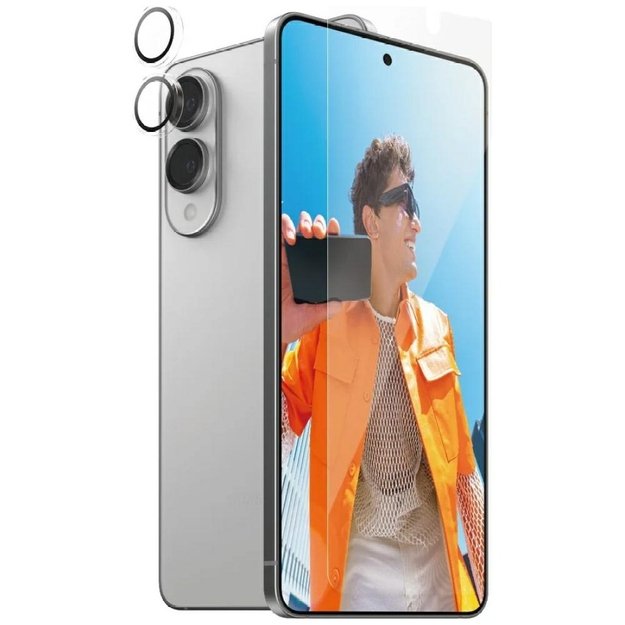 PanzerGlass Hoops+UWF 2in1 Glass+Lens for Samsung Galaxy S25 Edge - transparent 1