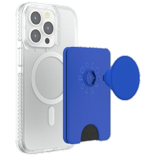 Popsockets PopWallet+ PopGrip PW+ MS MagSafe Wallet Phone Holder and Stand - Blue 5