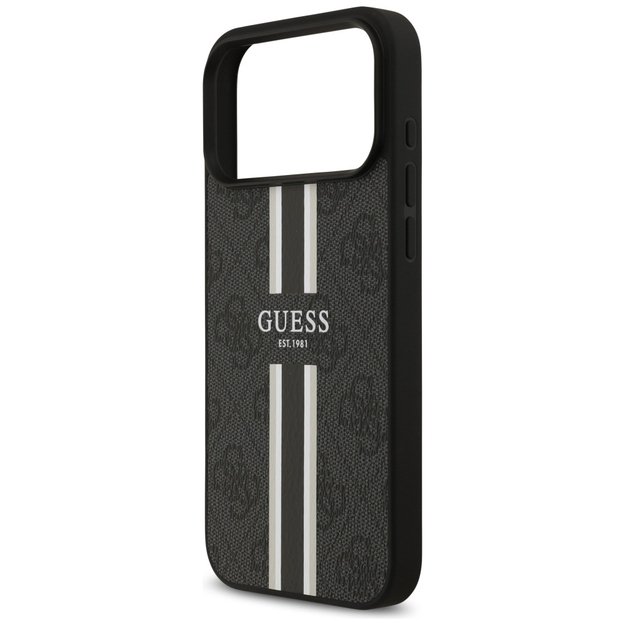 Guess 4G Printed Stripes MagSafe case for iPhone 17 Pro Max - black 5