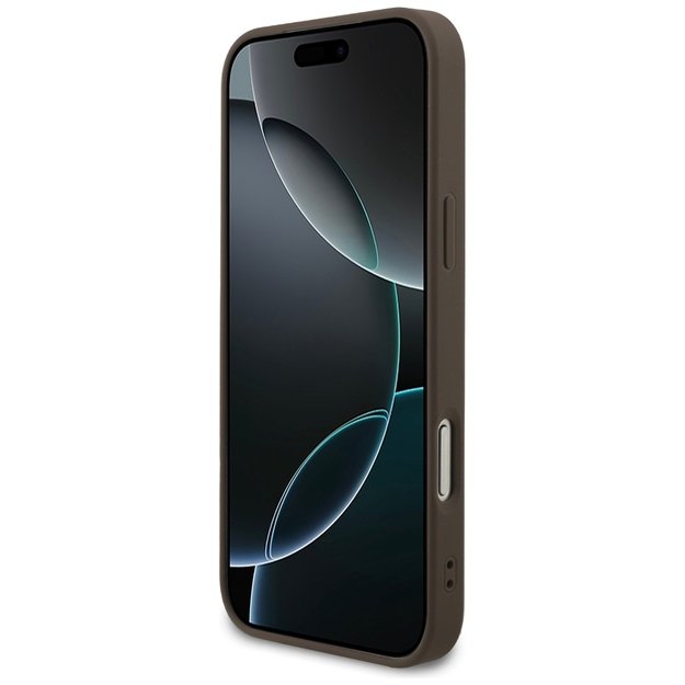 Guess 4G Small Classic Logo MagSafe Case for iPhone 17 Pro Max - Brown 4