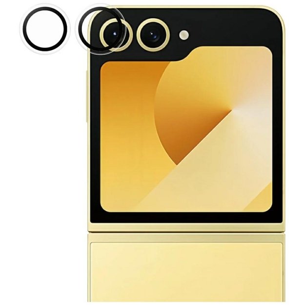 PanzerGlass Hoops Tempered Glass Lens Screen Protector for Samsung Galaxy Z Flip7 FE 1