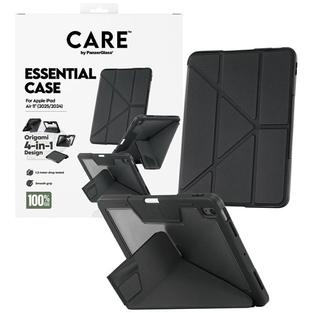 Care by PanzerGlass Y fold case for iPad Air 11&quot  2025 (7th gen.) / iPad Air 11&quot  2024 (6th gen.) - black 3
