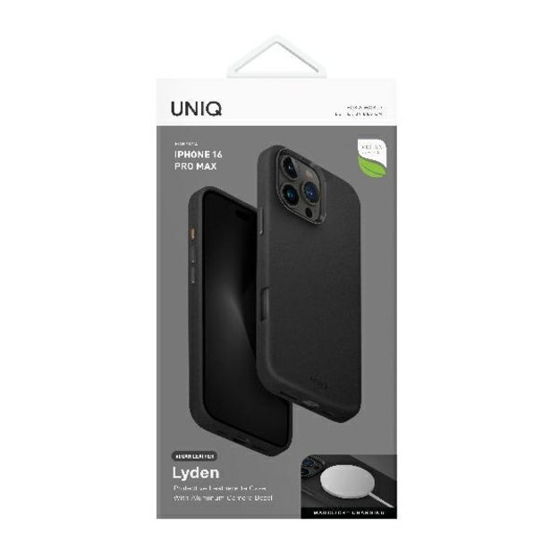 Uniq Lyden Magclick Charging Case for iPhone 16 Pro Max - Black 5