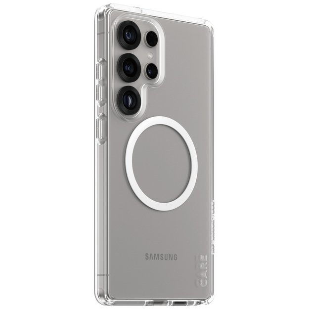 CARE by PanzerGlass Flagship Urban Combat White QI Case for Samsung Galaxy S25 Ultra - Transparent 1