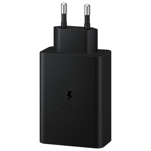 Samsung charger 2x USB Type C / USB PPS, Power Delivery PD 65W, QC 3.0, AFC, FCP black (EP-T6530NBEGEU) 1