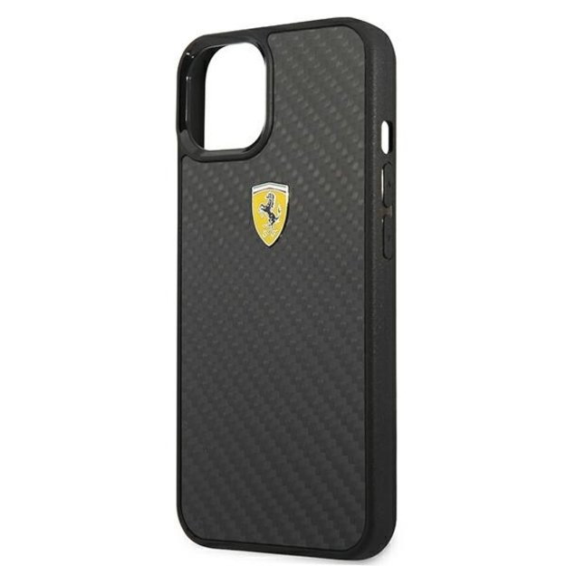 Ferrari FEHCP13SFCABK iPhone 13 mini 5.4&quot  black/black hardcase On Track Real Carbon 11