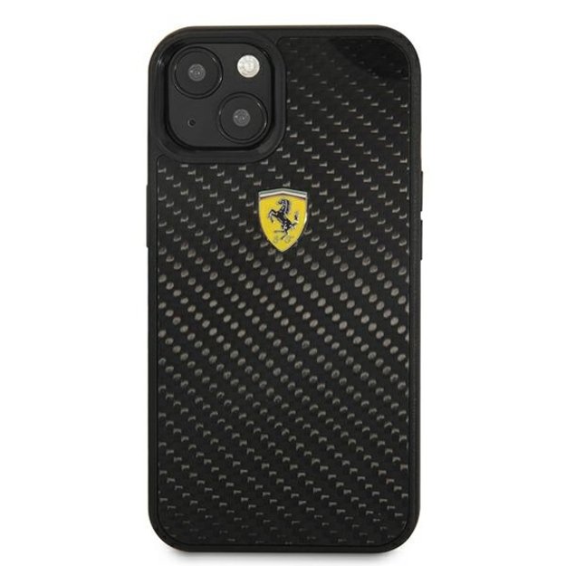 Ferrari FEHCP13SFCABK iPhone 13 mini 5.4&quot  black/black hardcase On Track Real Carbon 8