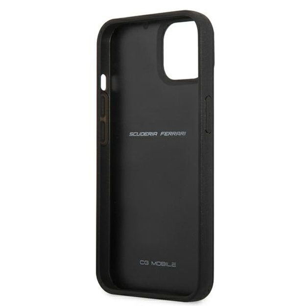 Ferrari FEHCP13SFCABK iPhone 13 mini 5.4&quot  black/black hardcase On Track Real Carbon 12