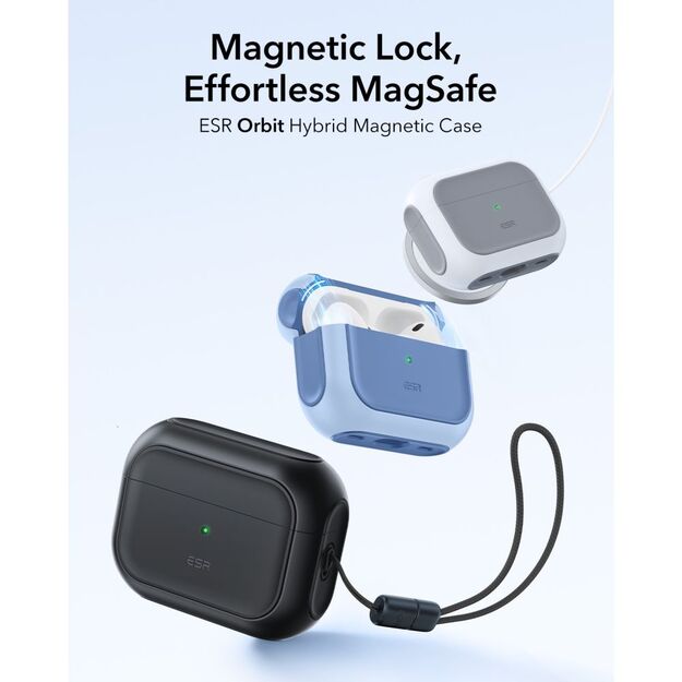 ESR Orbit HaloLock MagSafe case for AirPods Pro 3 - black 1
