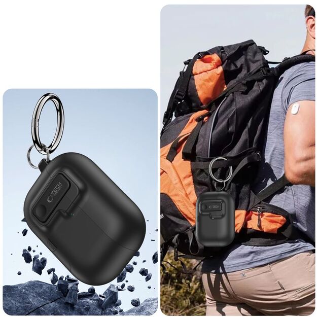 Tech-Protect Slim Hook Case for AirPods Pro 3 - Black 9