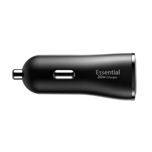 Spigen Essential EV302 30W 2-Port USB-A Car Charger - Black 3
