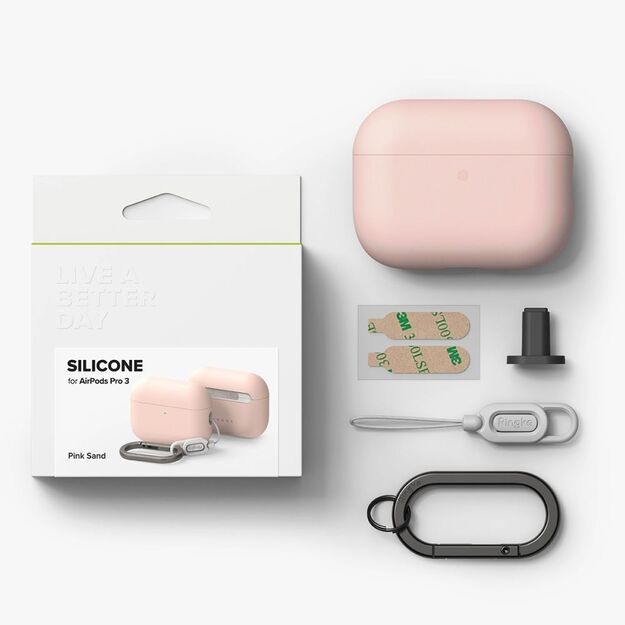 Ringke Silicone Case for AirPods Pro 3 - Pink 5