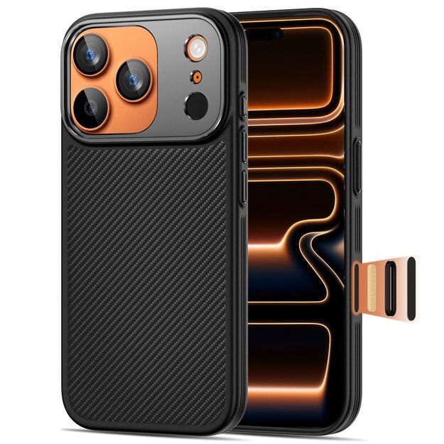 Tech-Protect Kevlar Aramid MagSafe case for iPhone 17 Pro - black 2