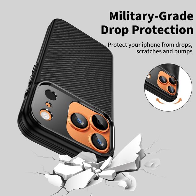 Tech-Protect Kevlar Aramid MagSafe case for iPhone 17 Pro - black 7