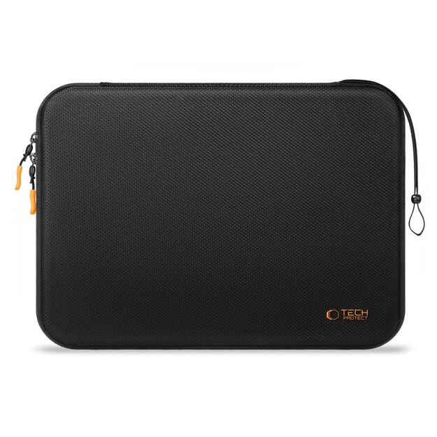 Tech-Protect Hardpouch Laptop Case 13-14 - Black and Orange