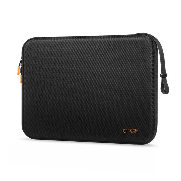 Tech-Protect Hardpouch Laptop Case 13-14 - Black and Orange 4