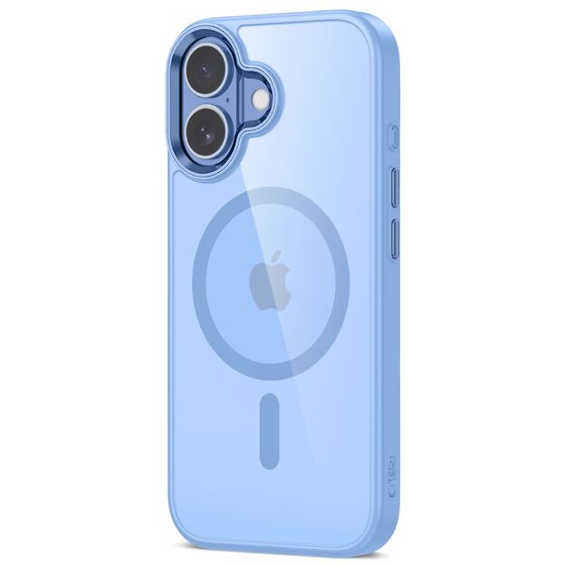 Tech-Protect MagMat MagSafe Case for iPhone 17 - Transparent Blue 1