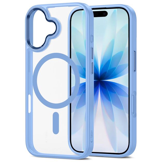 Tech-Protect MagMat MagSafe Case for iPhone 17 - Transparent Blue 2