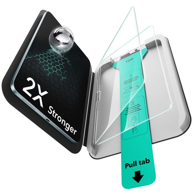 ESR UltraFit Tempered Glass 2-pack for iPad Pro 11&rdquo; 5 / 6 / 2024-2025 1