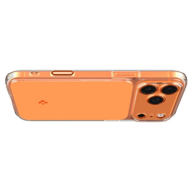 Spigen Thin Fit MagSafe Case for iPhone 17 Pro Max - Clear Orange 7