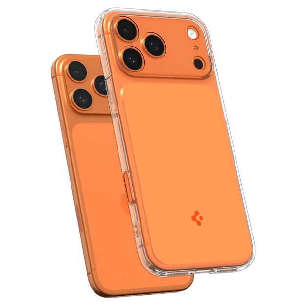 Spigen Thin Fit MagSafe Case for iPhone 17 Pro Max - Clear Orange 5